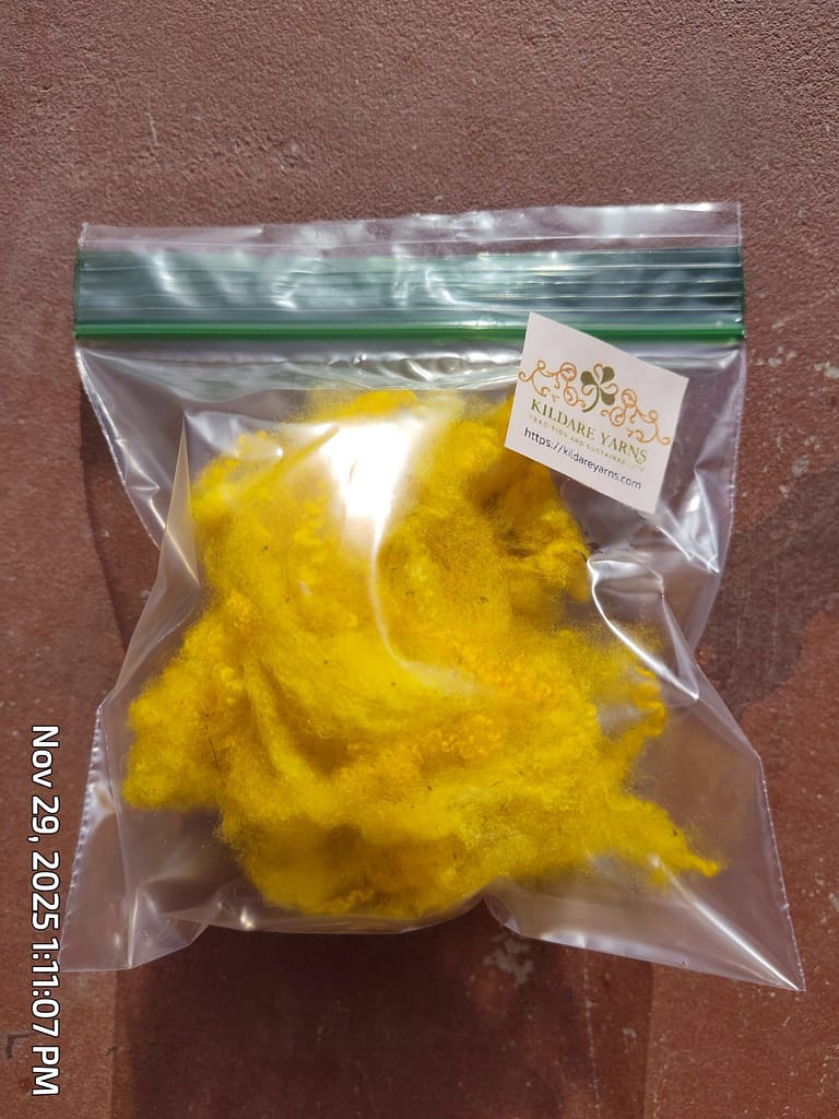 Yellow wool