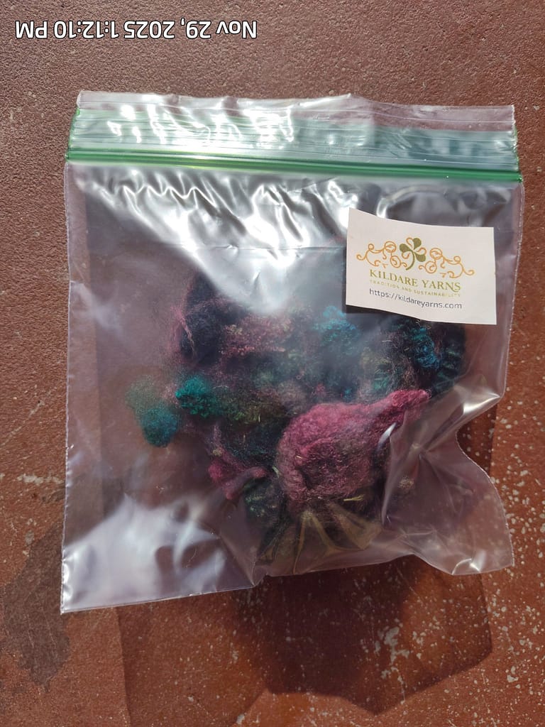 Blue/purple/gray wool